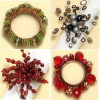 find and order beaded napkin rings