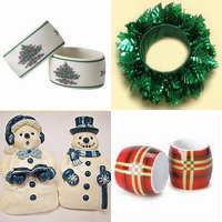find and order christmas napkin rings
