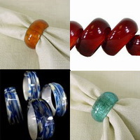 find and order glass napkin rings