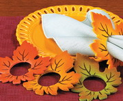 leaf thansgiving napkin ring