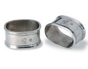 Match Pewter Oval Napkin Rings