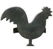 cast iron rooster napkin rings